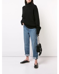 schwarzer Strick Oversize Pullover von Proenza Schouler