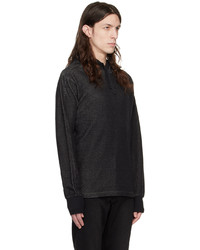 schwarzer Strick Pullover mit einem Kapuze von rag & bone