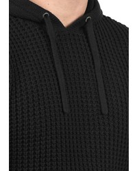 schwarzer Strick Pullover mit einem Kapuze von BLEND