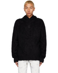 schwarzer Strick Pullover mit einem Kapuze von Givenchy