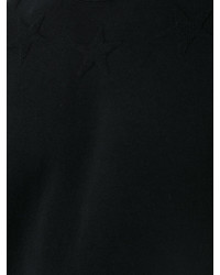 schwarzer Strick Pullover mit einem Rundhalsausschnitt von Givenchy
