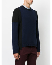 schwarzer Strick Pullover mit einem Rundhalsausschnitt von Stella McCartney