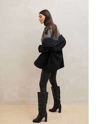 schwarzer Strick Pullover von bonprix