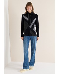 schwarzer Strick Pullover von Cecil