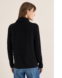 schwarzer Strick Pullover von Cecil