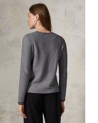 schwarzer Strick Pullover von Cecil
