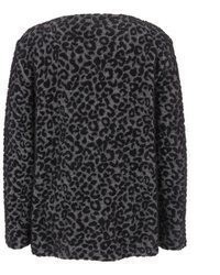 schwarzer Strick Pullover von Doris Streich