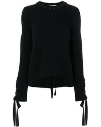 schwarzer Strick Pullover von Fendi