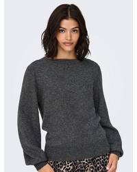 schwarzer Strick Pullover von Jdy