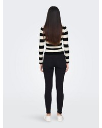 schwarzer Strick Pullover von Jdy