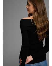 schwarzer Strick Pullover von Laura Scott