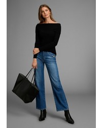 schwarzer Strick Pullover von Laura Scott