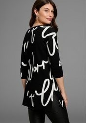 schwarzer Strick Pullover von Laura Scott
