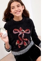 schwarzer Strick Pullover von Lipsy