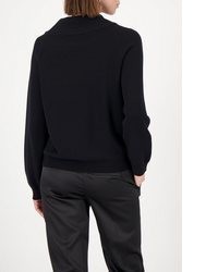 schwarzer Strick Pullover von MONARI