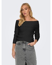 schwarzer Strick Pullover von Only