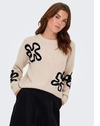 schwarzer Strick Pullover von Only