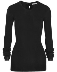 schwarzer Strick Pullover von Protagonist