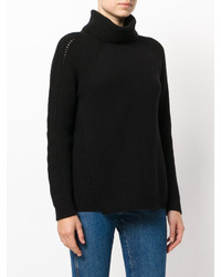 schwarzer Strick Pullover von Blugirl