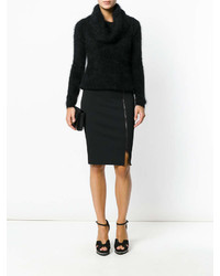 schwarzer Strick Pullover von Tom Ford