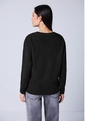 schwarzer Strick Pullover von STREET ONE STUDIO