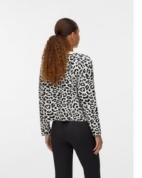 schwarzer Strick Pullover von Vero Moda