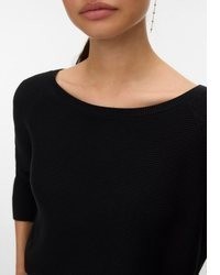 schwarzer Strick Pullover von Vero Moda