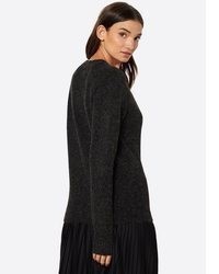 schwarzer Strick Pullover von Vero Moda