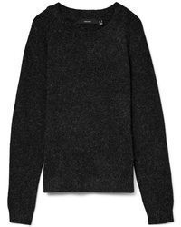 schwarzer Strick Pullover von Vero Moda
