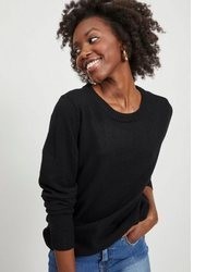 schwarzer Strick Pullover von Vila