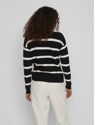 schwarzer Strick Pullover von Vila