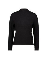 schwarzer Strick Pullover von Zero