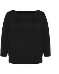 schwarzer Strick Pullover von Zero