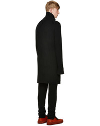 schwarzer Strick Rollkragenpullover von Ann Demeulemeester