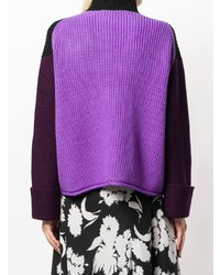 schwarzer Strick Rollkragenpullover von Victoria Victoria Beckham