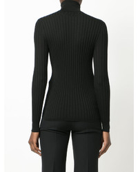 schwarzer Strick Rollkragenpullover von Gucci