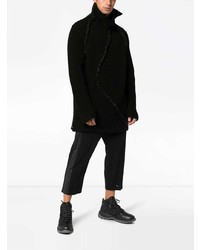 schwarzer Strick Rollkragenpullover von Yohji Yamamoto