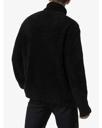 schwarzer Strick Rollkragenpullover von Mackintosh 0003