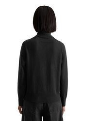 schwarzer Strick Rollkragenpullover von Marc O'Polo Denim