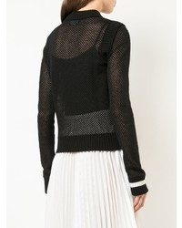 schwarzer Strick Rollkragenpullover von Calvin Klein 205W39nyc