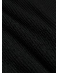 schwarzer Strick Rollkragenpullover von Fendi