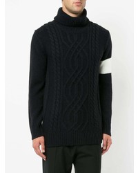 schwarzer Strick Rollkragenpullover von GUILD PRIME