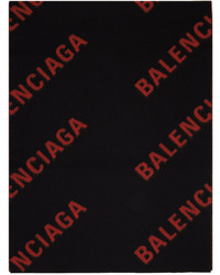 schwarzer Strick Schal von Balenciaga