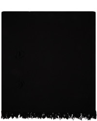 schwarzer Strick Schal von Rick Owens