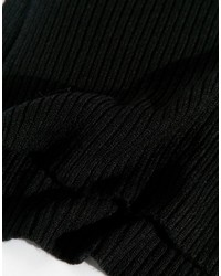 schwarzer Strick Schal von Monki