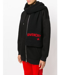 schwarzer Strick Schal von Givenchy