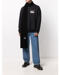 schwarzer Strick Schal von Calvin Klein Jeans