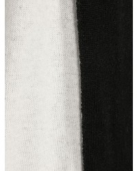 schwarzer Strick Schal von Moschino