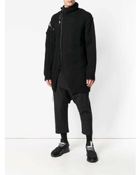 schwarzer Strickpullover von Yohji Yamamoto