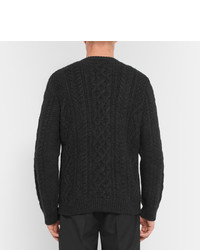 schwarzer Strickpullover von Valentino